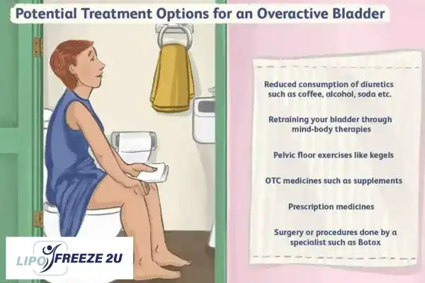 image of woman on toilet because of an overactive bladder Lyndhurst