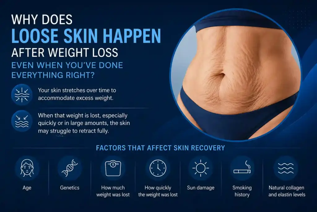 Why Does Loose Skin Happen After Weight Loss Even When You’ve Done Everything Right Lyndhurst?